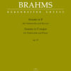 Sonata for Violoncello and Piano in F major op. 99