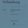 5 piezas para piano op. 23