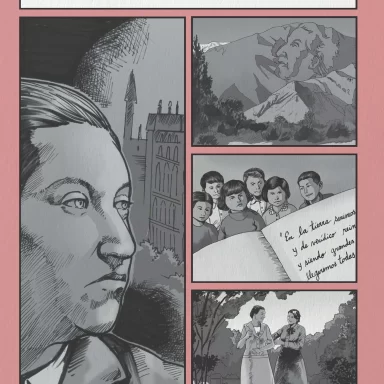 Verso, vida y viento. Una biografía de Gabriela Mistral en cómic